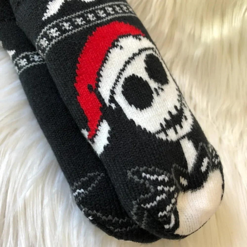 Disney Nightmare Before Christmas Jack Skellington Slipper Socks